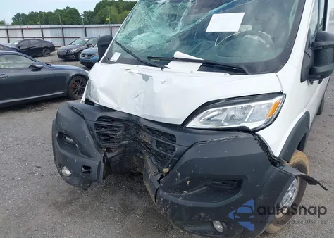 2024 Ram Promaster 2500 Tradesman High Roof 159 Wb W/Pass Seat z USA, uszkodzony, nr VIN 3C6LRVDG3RE138215